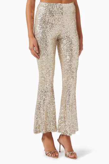 Diva Sequin-embellished Pants