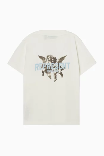 Mini Legacy Cherubs T-Shirt in Cotton