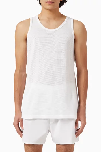 Underwear Vest in Cellular Cotton