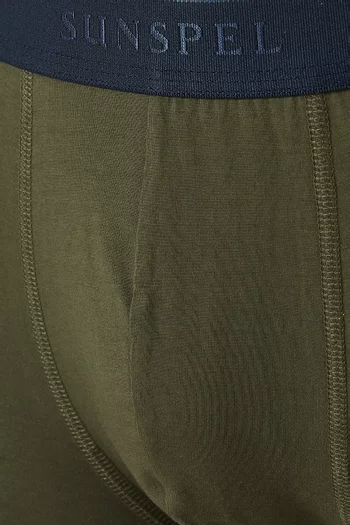 Long Boxer Briefs in Supima Cotton Stretch