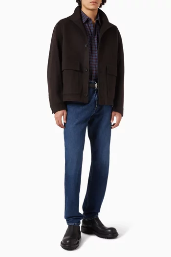 Checked Shirt in Cotton