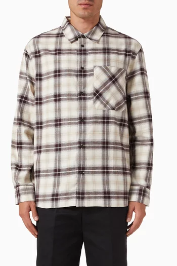 Checked Shirt in Pima Cotton