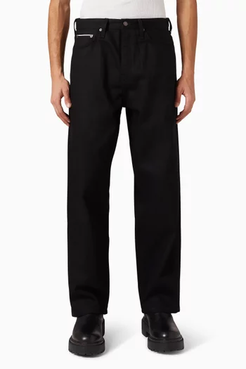 Rider Raw Selvedge Straight-leg Jeans in Denim