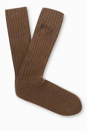 Logo Knit Socks