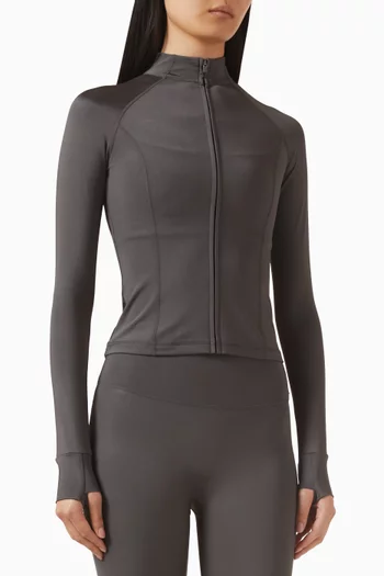 Ultimate Gloss Zip-up Top