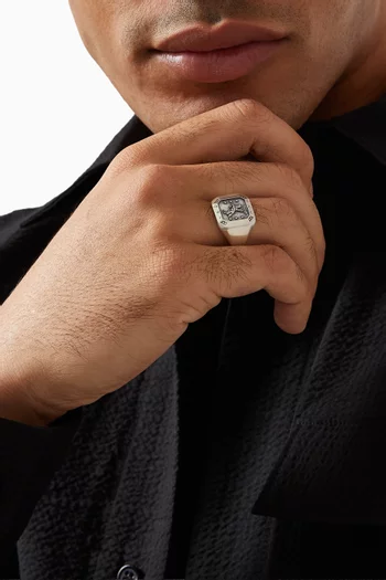 خاتم روديو فضة إسترلينية