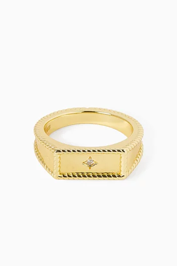 Moonlight Ring in Gold-plated Silver