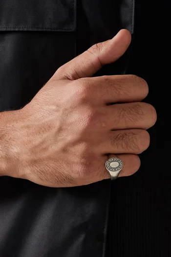 خاتم سالون فضة إسترلينية