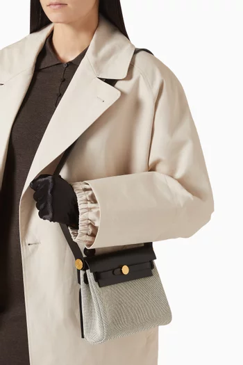 Unused Mini Herbag Crossbody Bag in Toile H Canvas