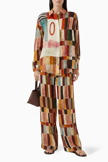 Marjorelle Shirt in Linen Blend