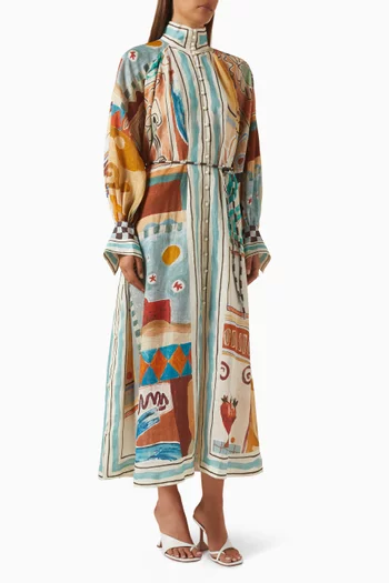 Michelle Shirtdress in Ramie