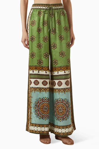 Contina Wide-leg Pants in Viscose