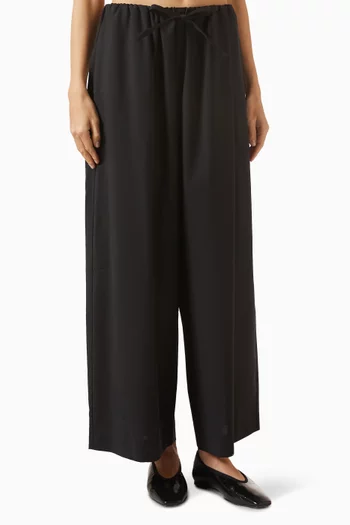 Drawstring Dinner Pants in Wool