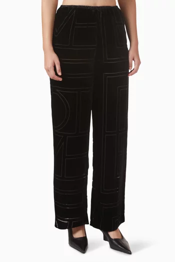 Monogram Devore Pyjama Pants