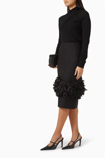 Petal Skirt in Wool Blend