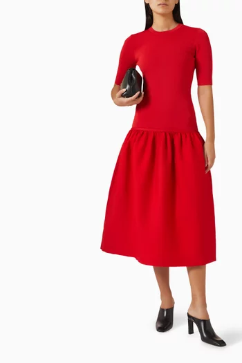 Twinflower T-shirt Dress in Viscose Blend