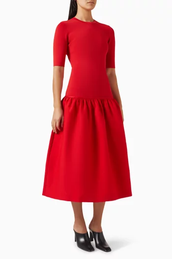 Twinflower T-shirt Dress in Viscose Blend