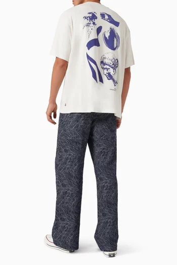 تي شيرت بطبعة Ceramic Studio قطن