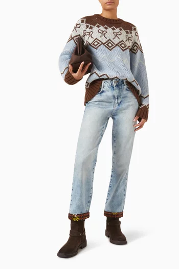 Celeste Knit Sweater in Wool Blend