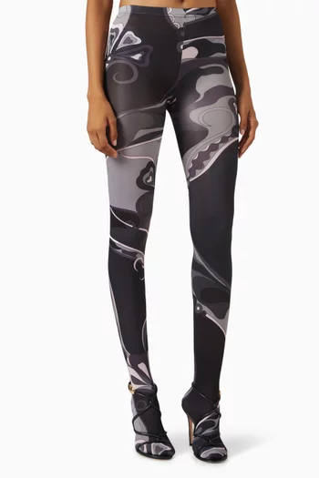 Printed Leggings in Jersey