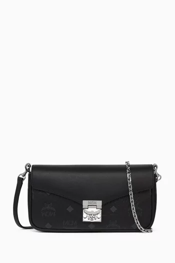 Mini Tracy Crossbody Bag in Visetos Canvas