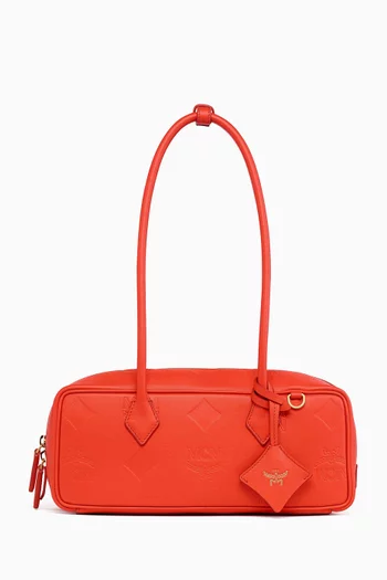 Aren East West Shoulder Bag in Leather