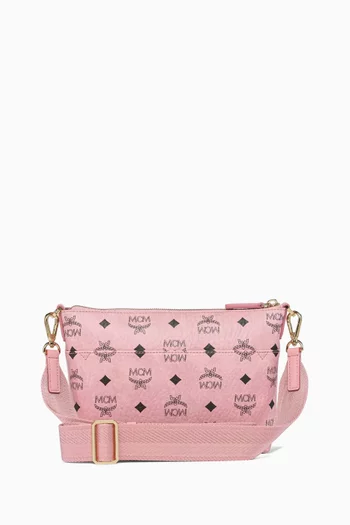 Small Aren Crossbody Bag in Visetos Canvas