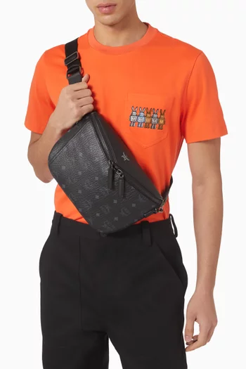 حقيبة كروس ديامنت ثري دي صغيرة قنب بنقشة فيزيتوس