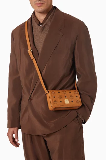 Small Aren Phone Lanyard in Viseto Monogram Canvas