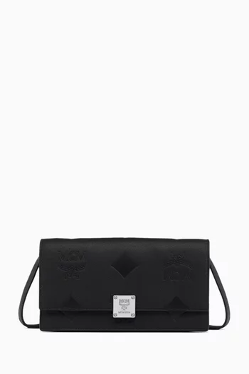 Aren Chain Wallet in Maxi Visetos Leather