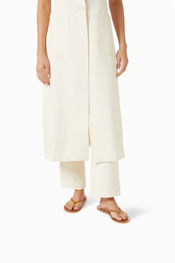 Thong Slides in Monogram Jelly