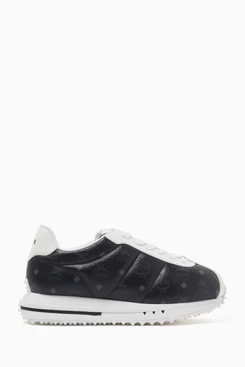 Diamante Lo Sneakers in Visetos Leather