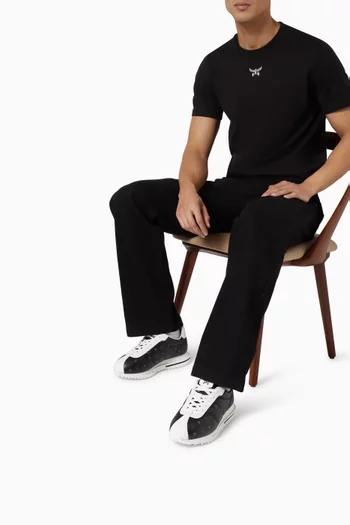 Diamante Low-top Sneakers in Visetos Leather