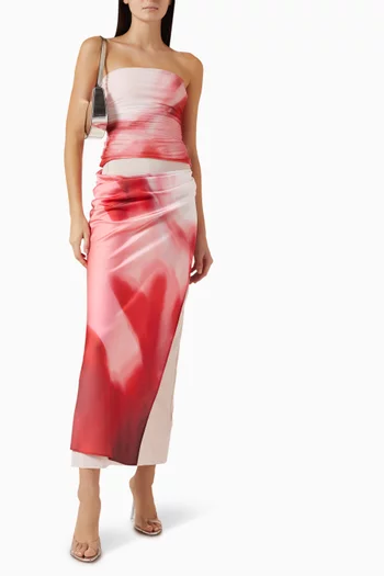 بلوزة بريانا بلا حمالات قماش شبكي