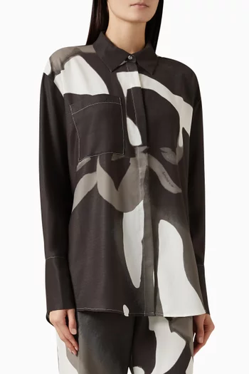 قميص ميا بنقشة كريب