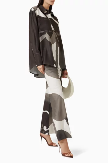 بنطال ميا بنقشة كريب