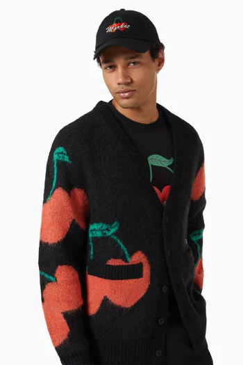 Double Cherries Trucker Cap in Mesh