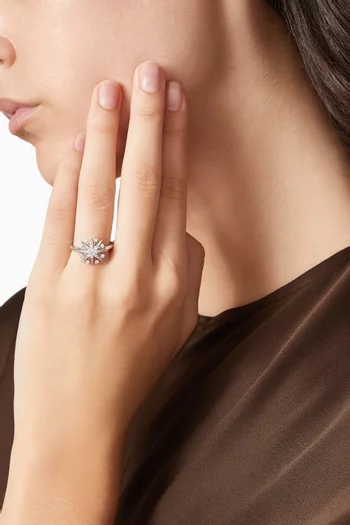Starlight Mini Icons Ring in 18kt White Gold