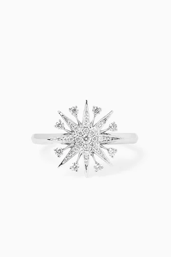 Starlight Mini Icons Ring in 18kt White Gold