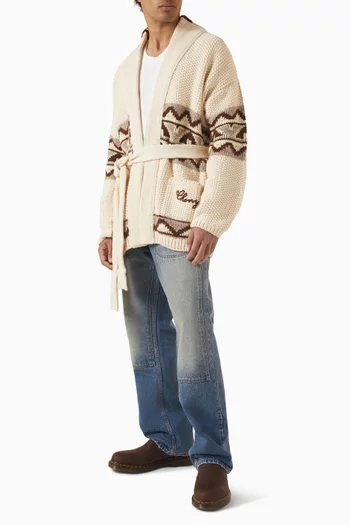 Western Double Knee Jeans in Denim