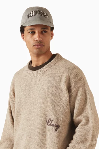 Applique 6 Panel Baseball Cap