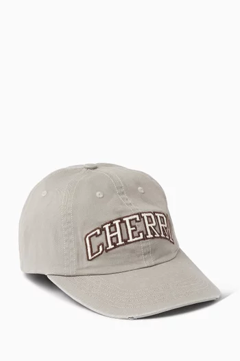 Applique 6 Panel Baseball Cap