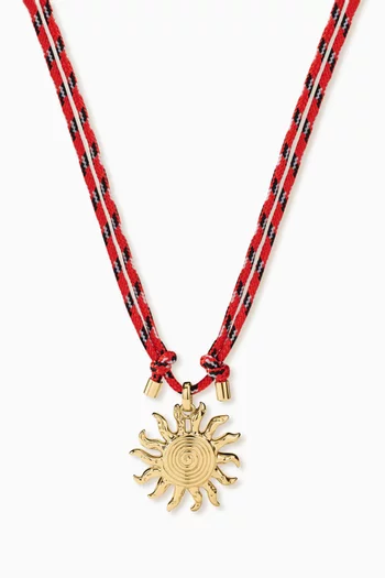 قلادة ذا إيبيزا سن نحاس مطلي ذهب عيار 14