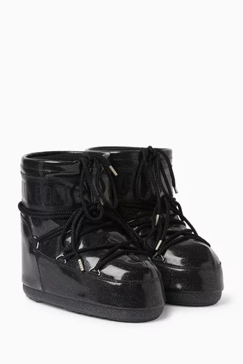 Icon Glitter Boots in Nylon