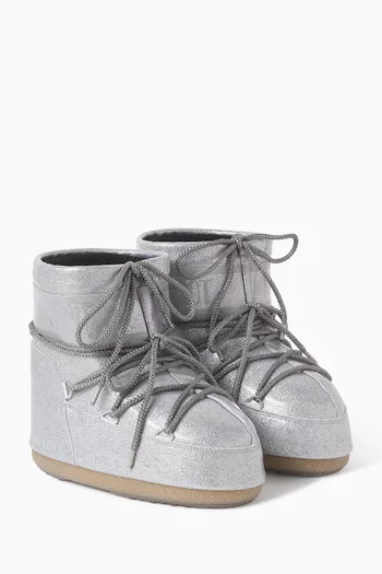 Icon Glitter Boots in Nylon