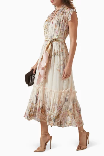 Rebellion Flutter Dress in Viscose