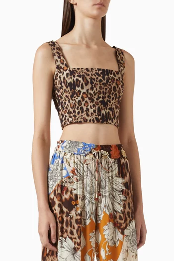 بلوزة كوسيا قصيرة فيسكوز