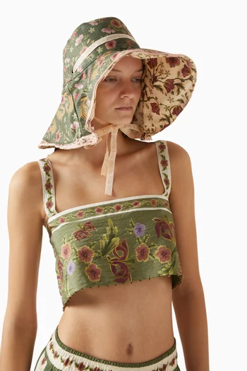 قبعة إلكترا بوجهين قنب