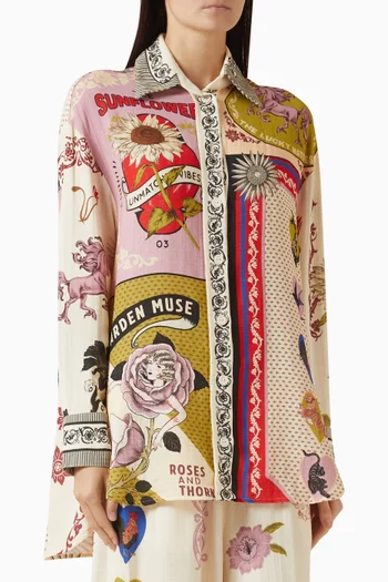 Anastasia Shirt in Viscose Blend