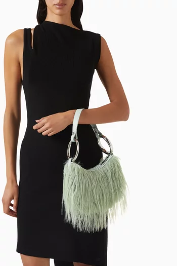The Faux Fur Bangle Bag